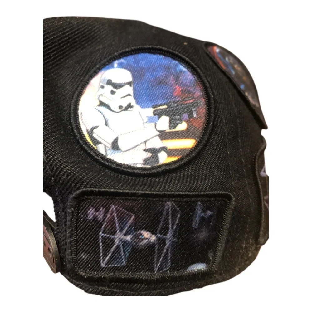 Star Wars Color Omni Patch Snapback Flat Brim Cap Hat